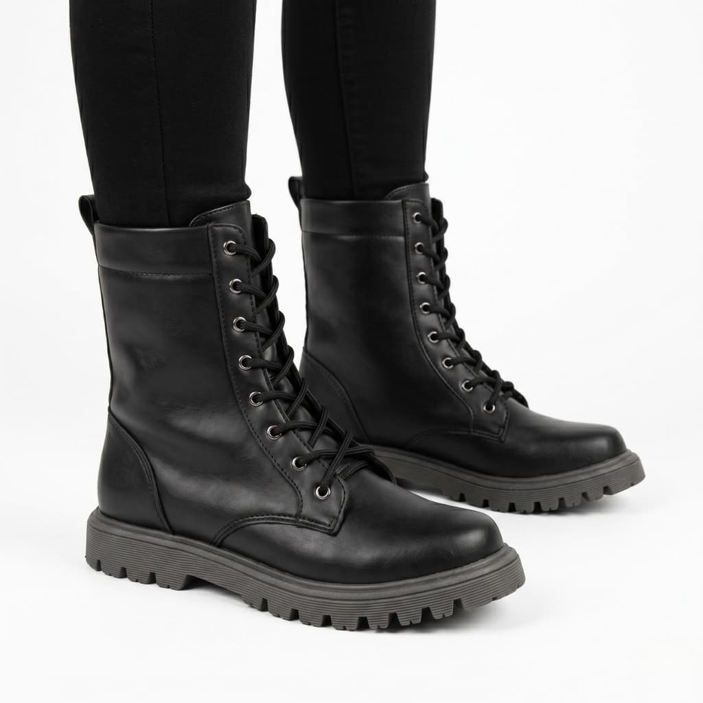 Bota Coturno Bota Mulher Ref 14118