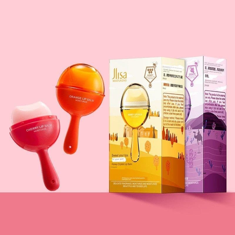 Genuíno Silinsha Mulheres Hidratante Lip Balm Hidratante Hidratante Sensação Quente Máscara Labial Frutada que muda de c