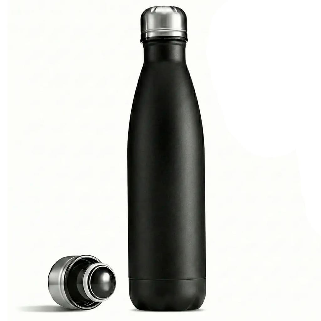 Garrafa Agua Termica Inox 500ml Antivazamento Parede Dupla Resistente Suco Cha Cafe Multiuso