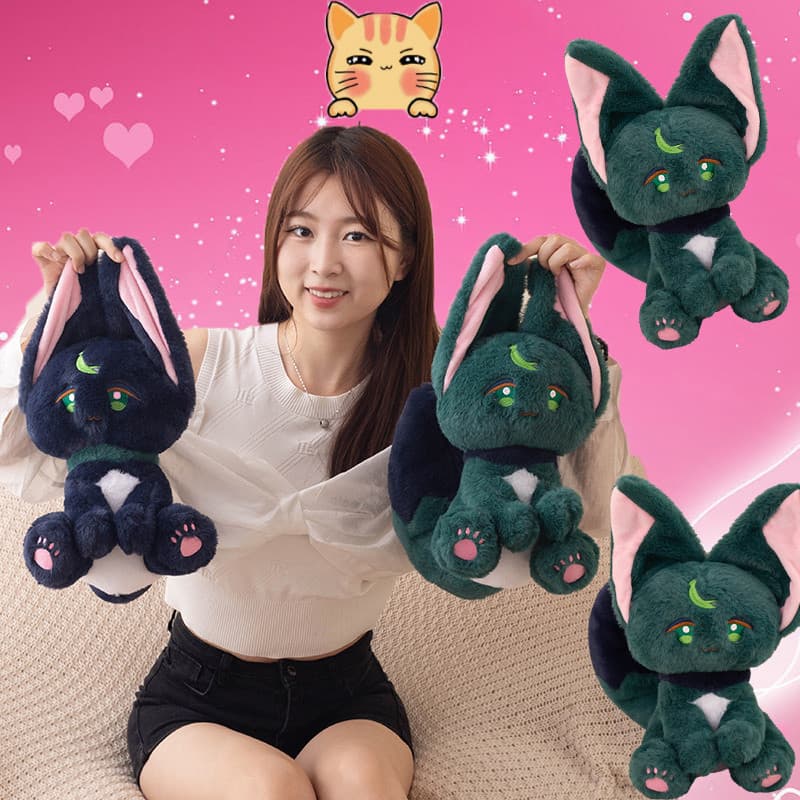 BCT Genshin Impacto Brinquedos De Pelúcia De Gato Engraçados Boneca Jogo De