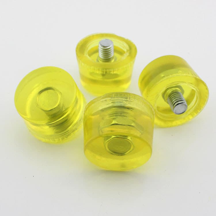 Cabeça de martelo de instalação Cabeça de martelo de Nylon Cabeça de martelo de borracha Cabeça de martelo transparente