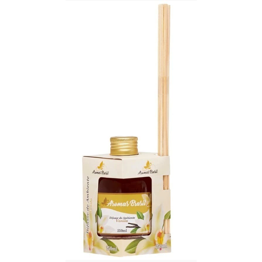 Difusor de Ambiente Aromas Brasil Casa Perfumada Vários Aromas 250 ml Vanila