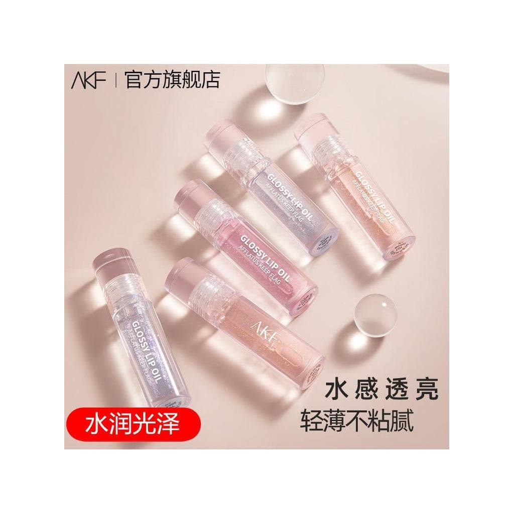 AKF óleo labial brilho labial vidro transparente proteção labial hidratante Toot espelho labial Primer gelo transparente