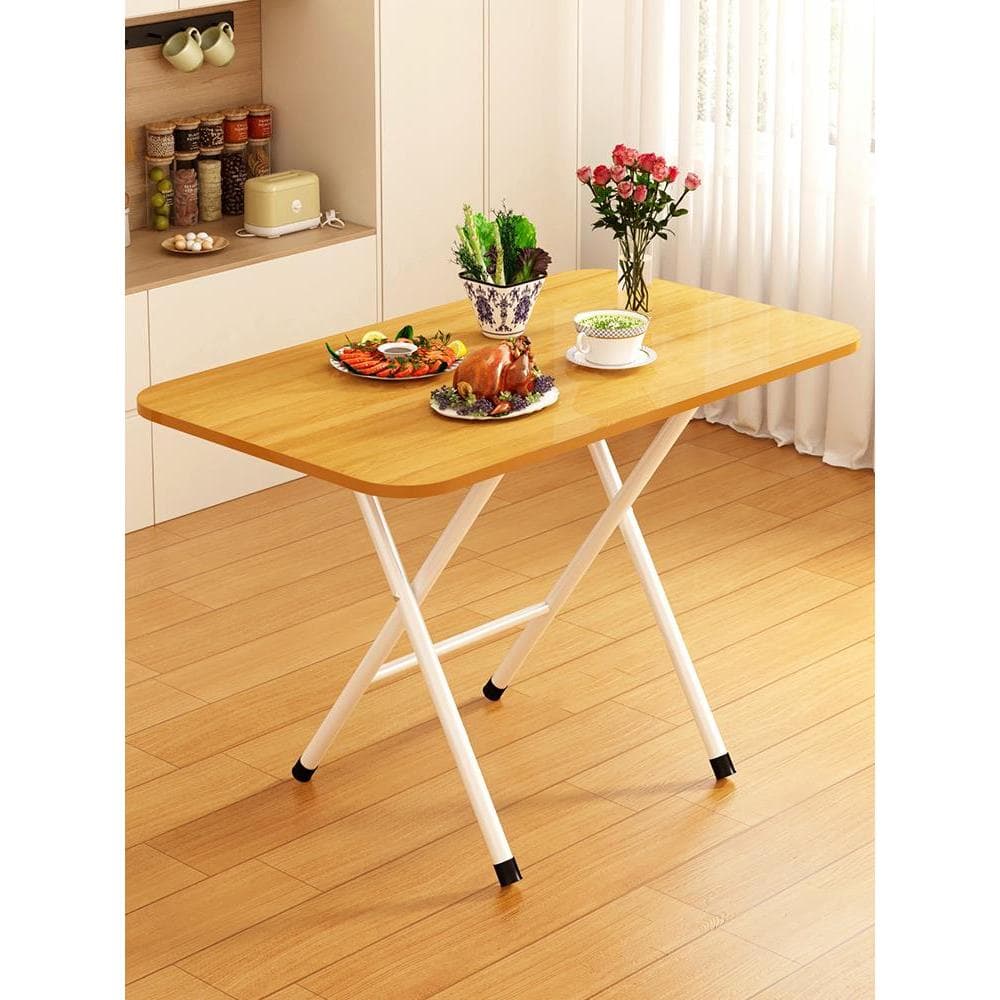 Mesa dobrável dobrável mesa de jantar quarto dormitório mesa de estudo mesa de jantar do agregado familiar ao ar livre E