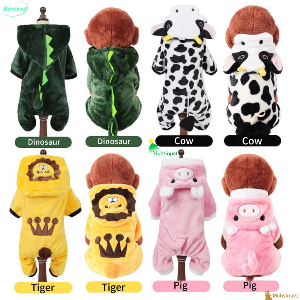 【Muhsinpet】Roupa de Cachorro/Gato Roupas Para Cães de Pequenos/Roupas de Natal de Halloween de engraçadas de Pet