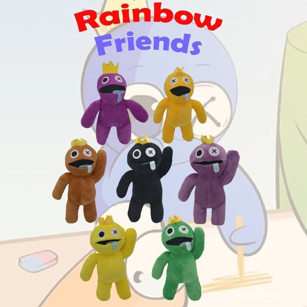 Arco-Íris Amigos Brinquedo De Pelúcia Jogo De Terror Boneca Bonito Babando Monstro Gamer Presente Macio E Confortável Qu