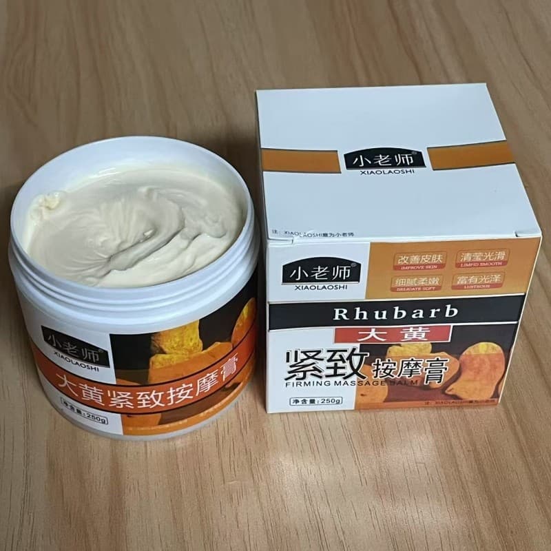 Little Teacher Rubarb Creme de Massagem Firmador 250ml Creme de Massagem Apertador Corporal