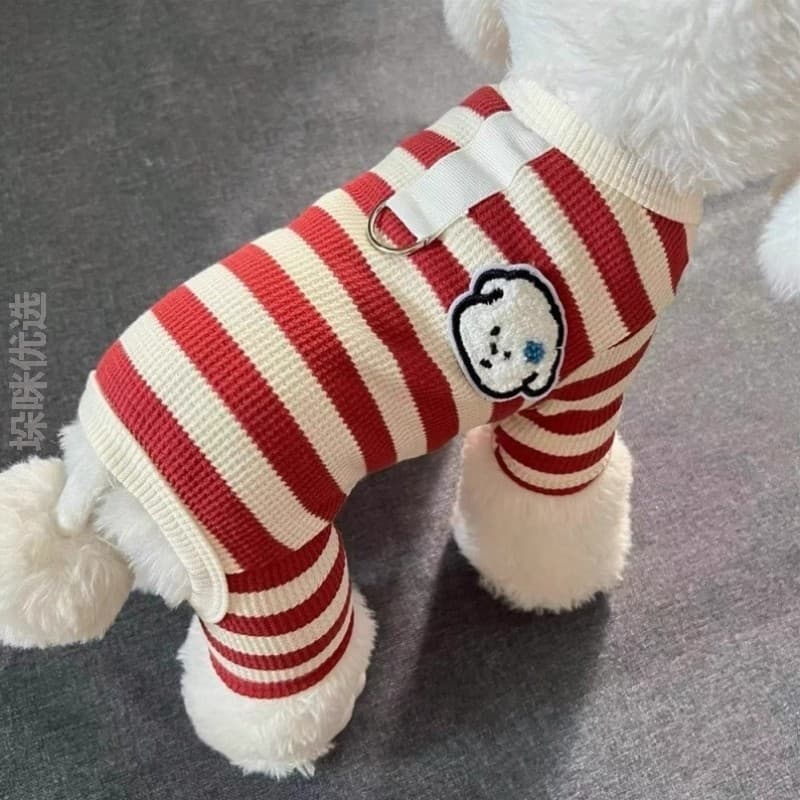 Animal de estimação masculino gato roupas para cães Chihuahua Pomeranian Bichon Teddy trela colete verão primavera outon