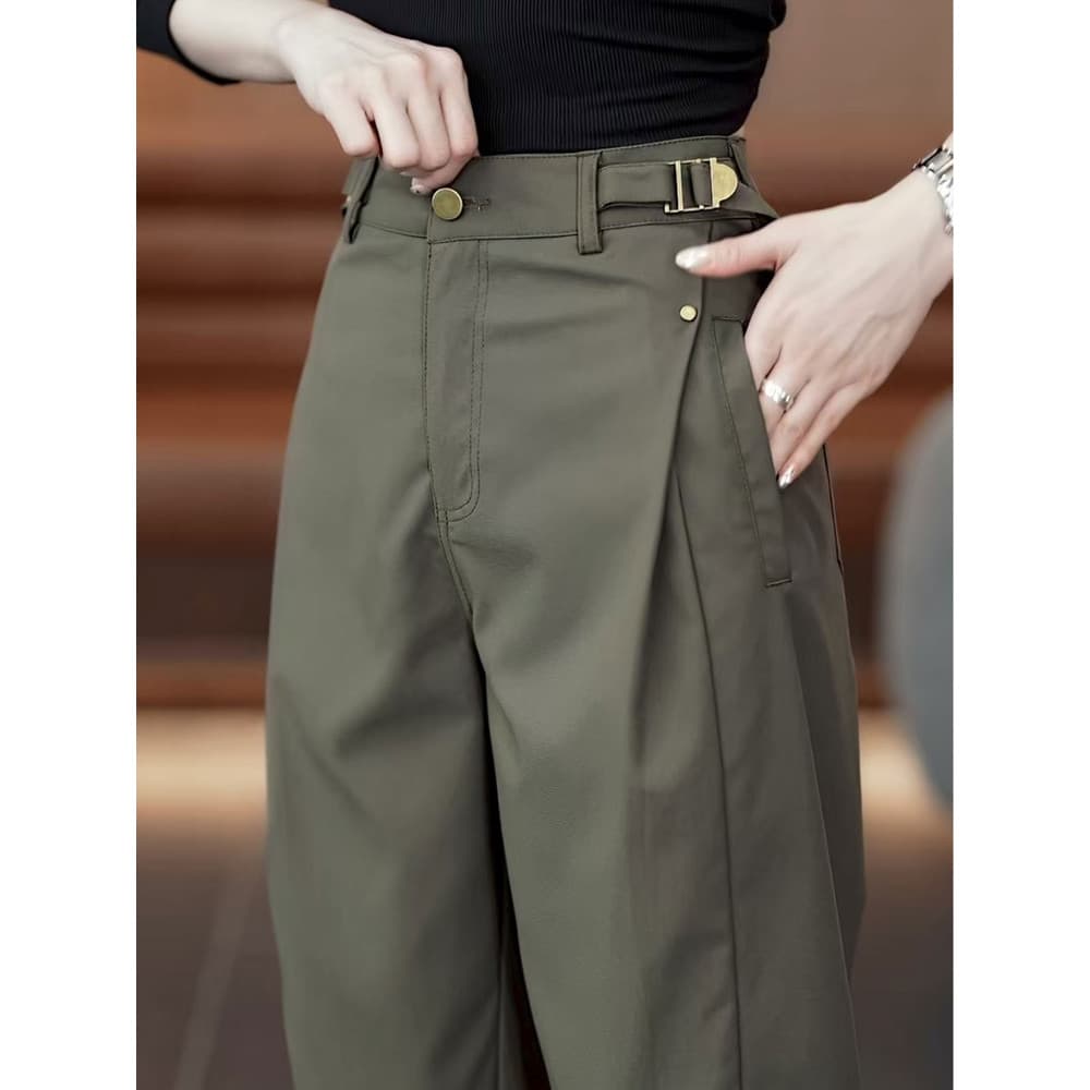 Outono novo estilo macacão feminino 2026 novo estilo venda quente deste ano Popular exército verde senhoras mais magro o