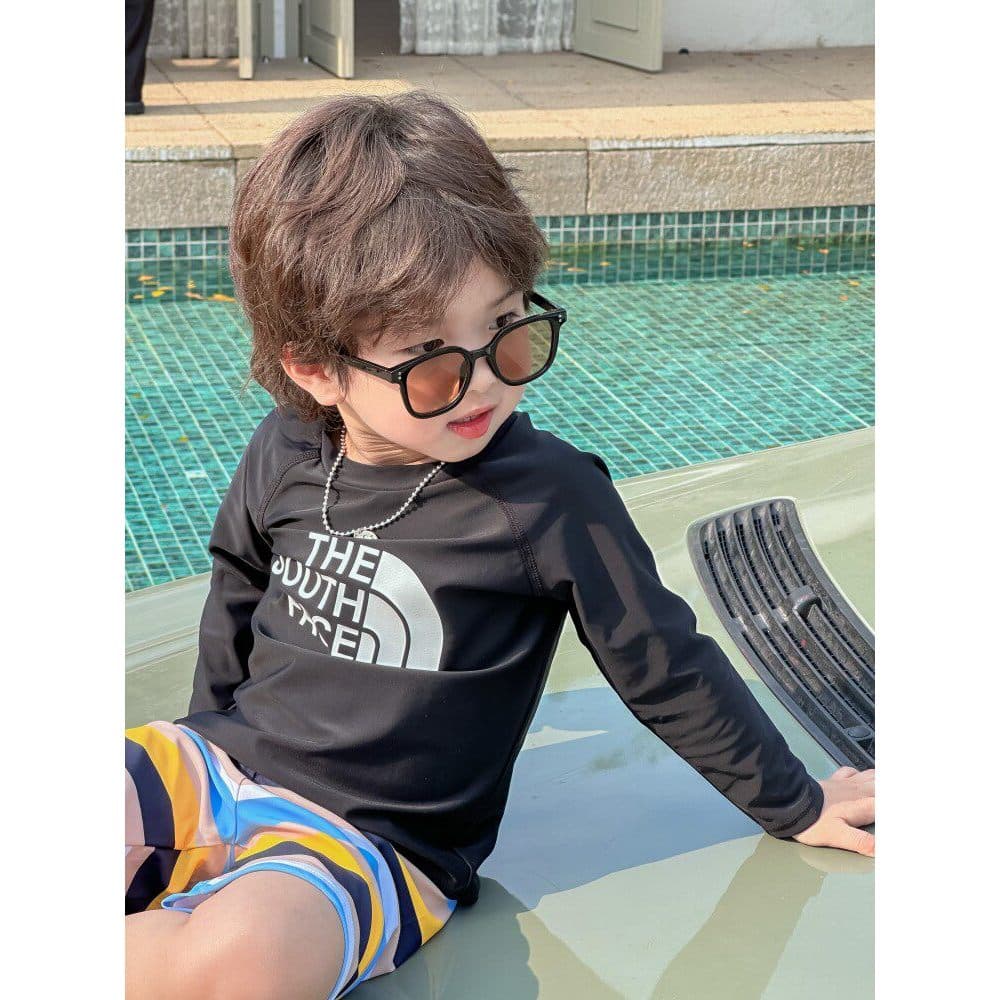 Maiô infantil meninos de manga comprida extra grande extra grande extra gordo maiô primavera quente crianças grandes div