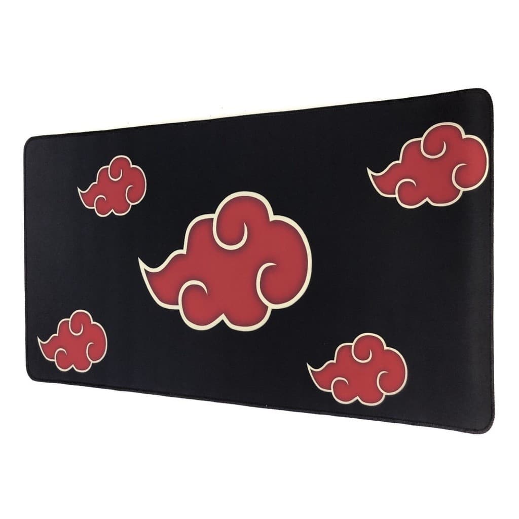 Mouse Pad Gamer Grande De Tecido Akatsuki Naruto 70x35 Cm Mousepad Grande Exbom Mp-7035c