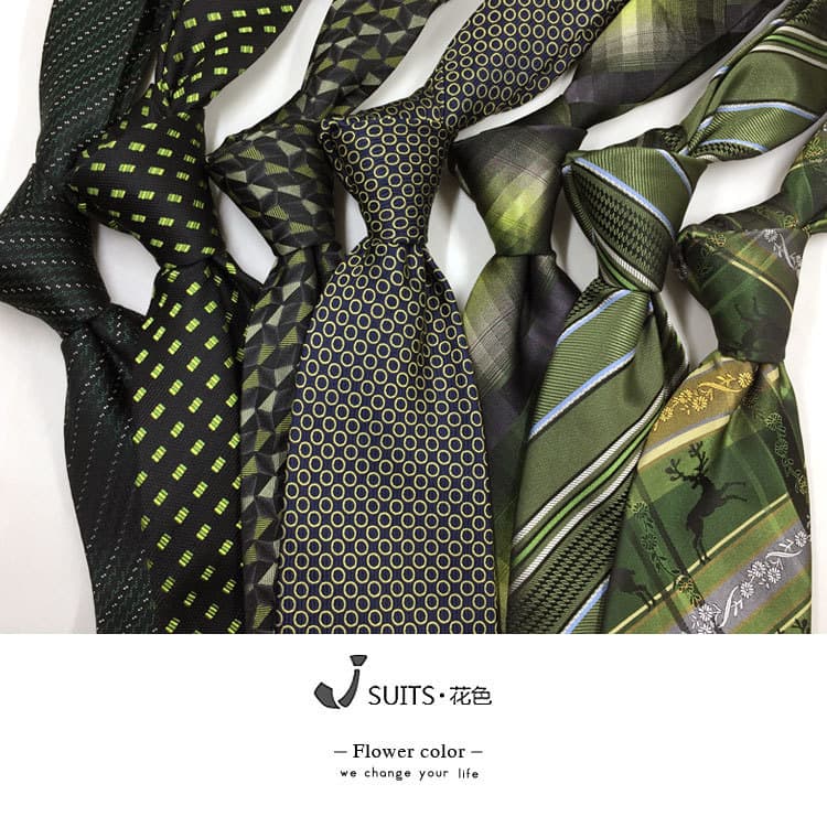 Gravata Formal de negócios Jacquard de seda de 8 cm verde retrô Casual gravata amoreira cor de seda gravata tecida
