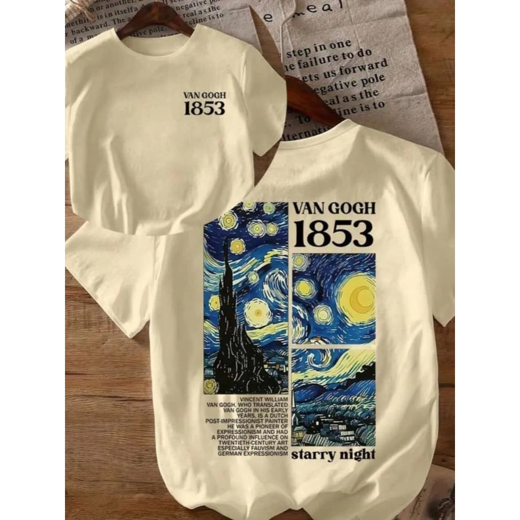 Camiseta Feminina Delicada T-shirt Artes De Van Gogh