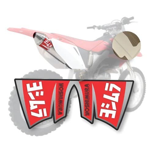 Adesivo Metal Yoshimura Térmico Ponteira Escapamento Emblema