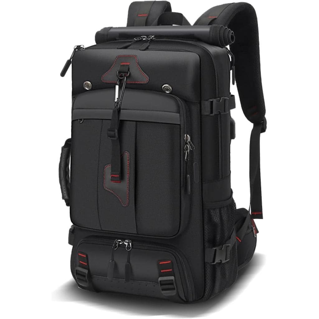 Mochila de viagem unissex, mochila de mão de grande capacidade, bolsa de viagem conversível e durável, adequada para lap