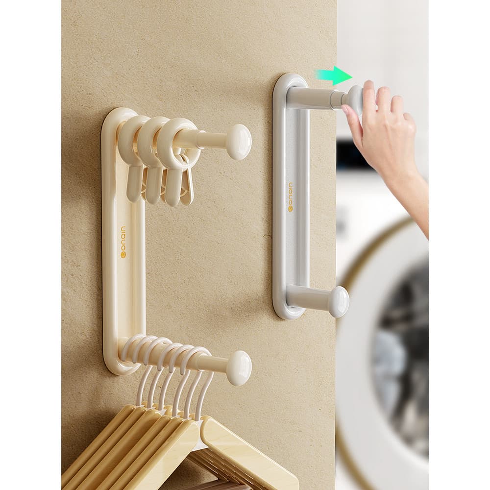 Cabide de armazenamento ferramenta útil sem perfuração doméstico fixado na parede rack de armazenamento retrátil rack su
