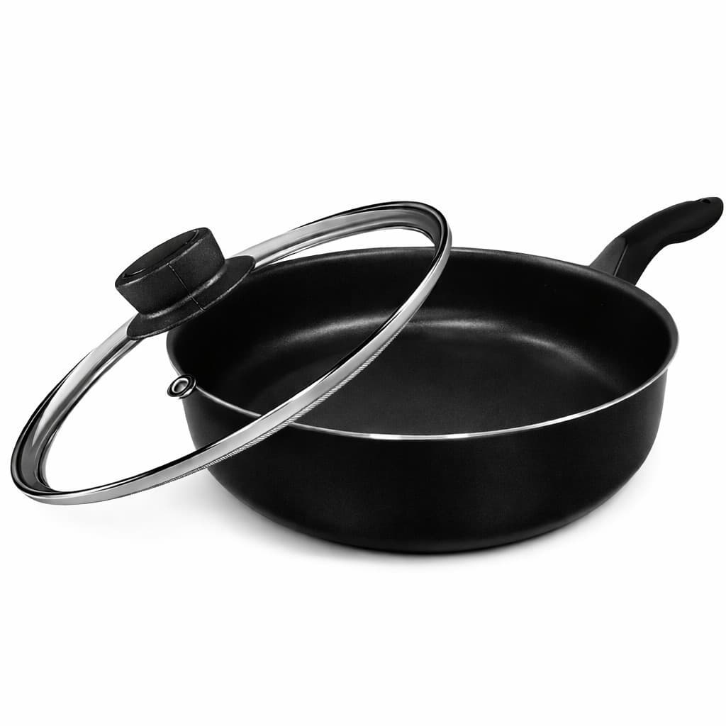 Frigideira Alta 22 cm Antiaderente Teflon 5 Camadas Alta Durabilidade