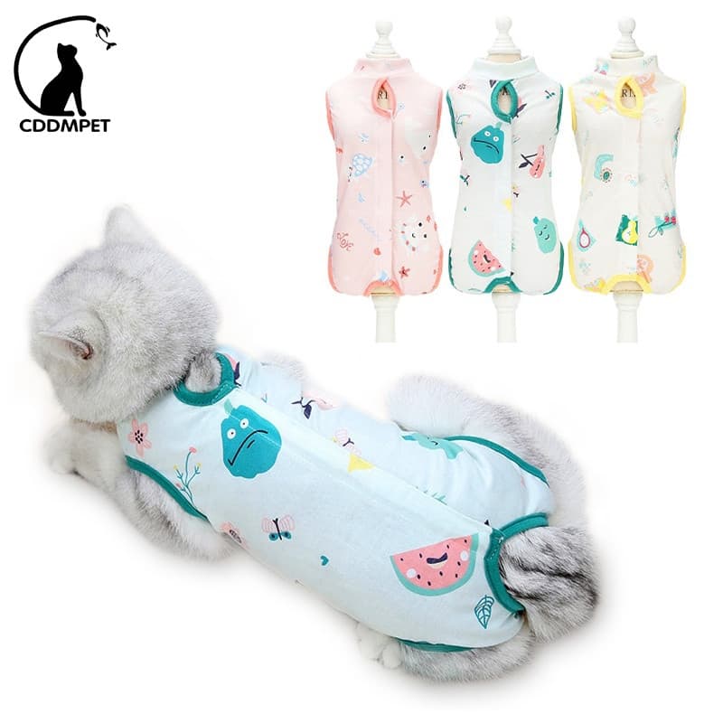 Fato De Esterilização Para Gatos Cães Pequenos Roupa Pós Cirúrgica De Recuperação Filhotes