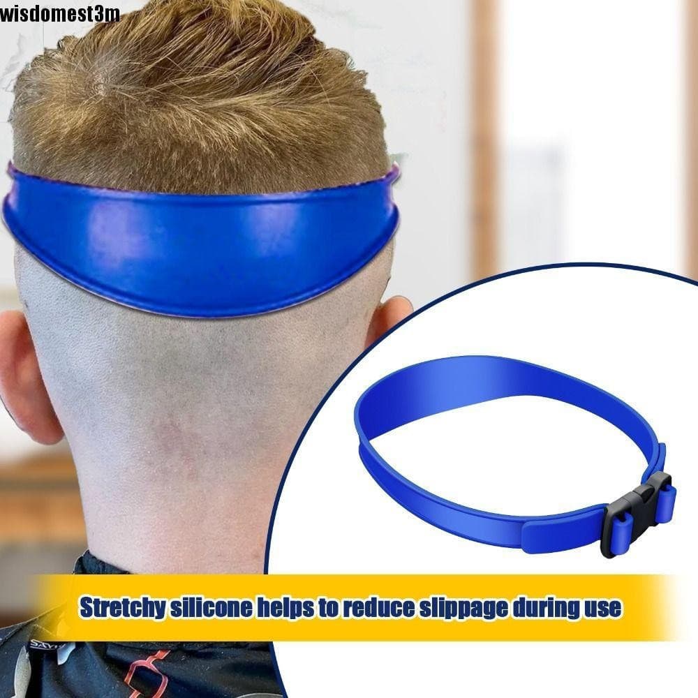 WISDOMEST Guia de Corte de Cabelo Profissional em Silicone Curvado para Salão de Beleza JLJF IR7C