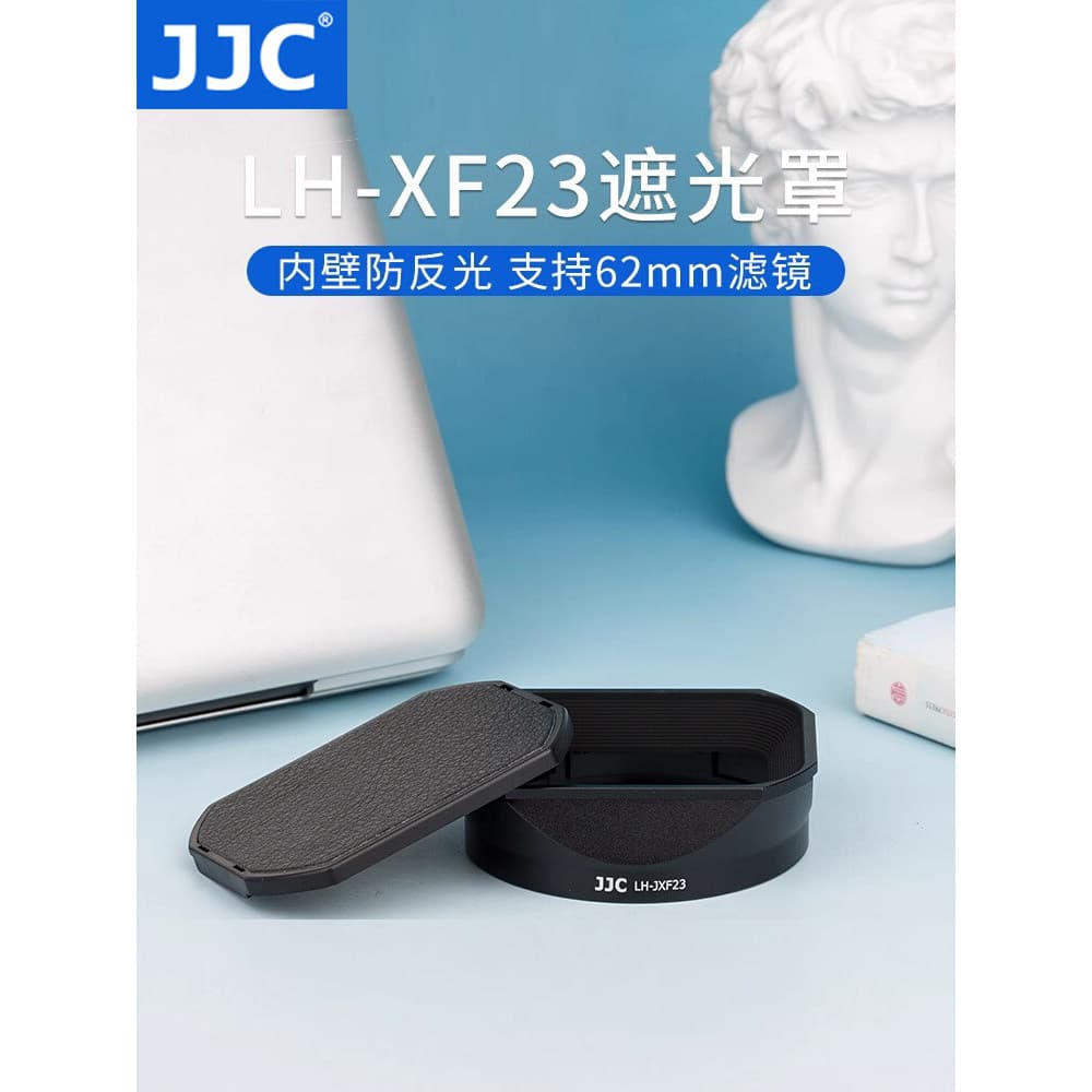 JJC Fuji LH-XF23 Capa de lente XF 23mm f1.4 R Lente XF 56mm F1.2 R Câmera XT5 4
