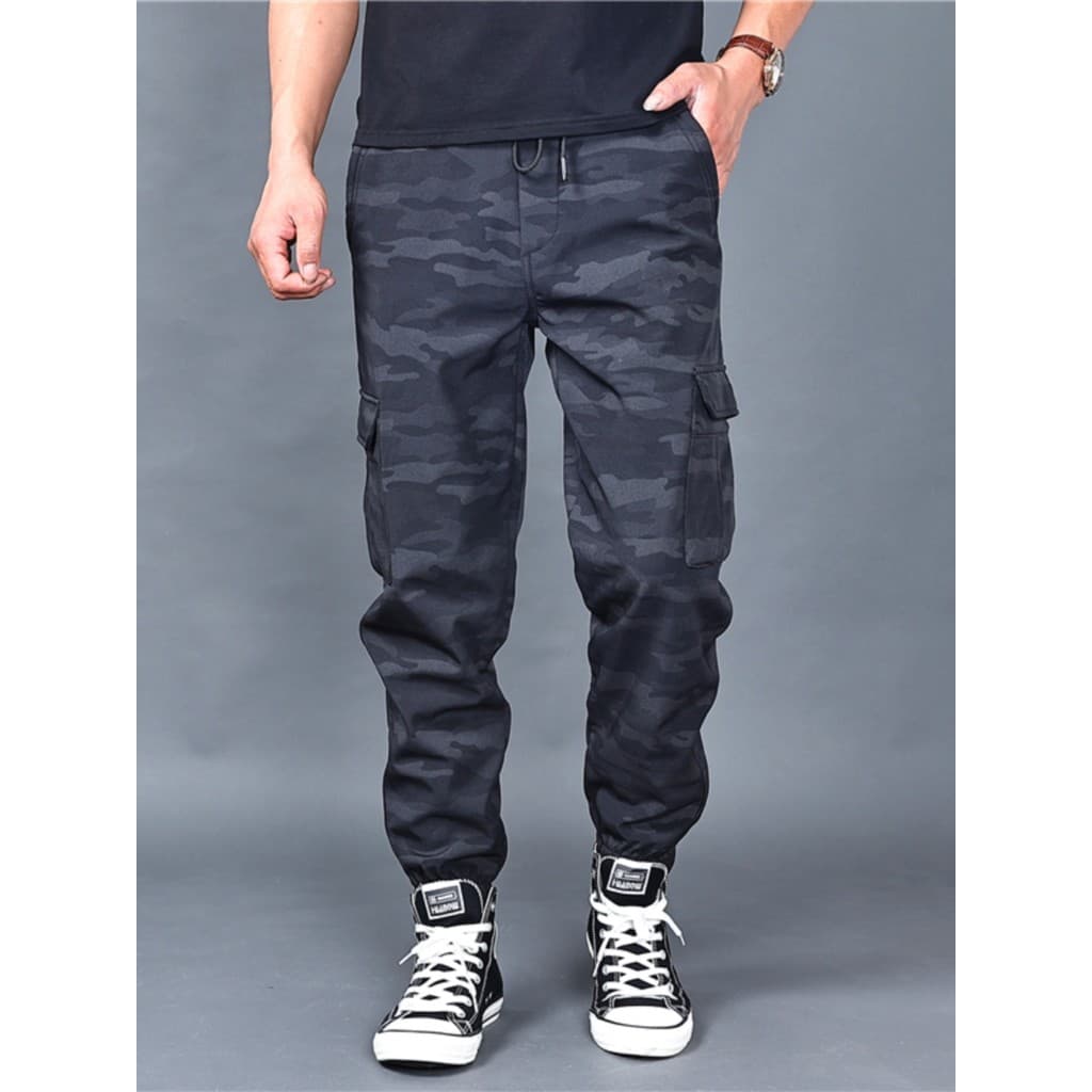 Macacão camuflado masculino verão calças de assalto 2026 novo estilo outono primavera calças casuais de secagem rápida