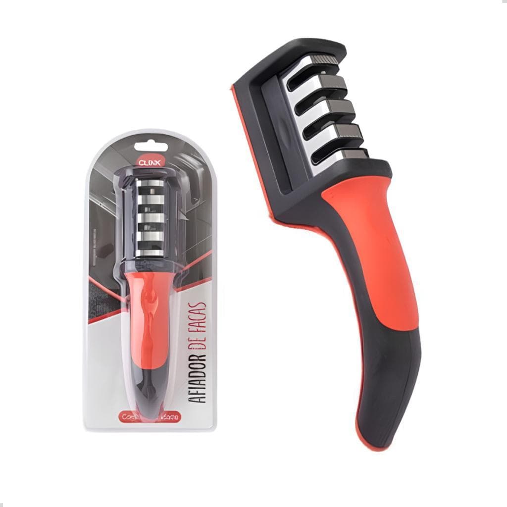 Afiador Amolador Facas Aço Inox Emborrachado