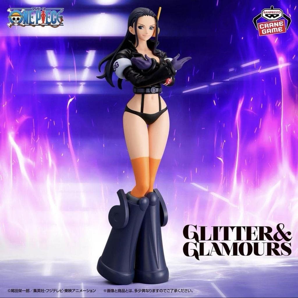Estoque Pronto Versão Japonesa Óculos De Gato Dourado Fábrica One Piece Shining Charm Series Egghead Island Robin Jingpi