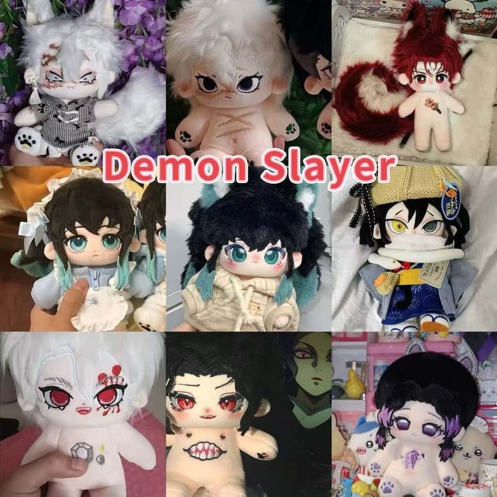Anime Demon Slayer Tokitou Muichirou Kamado Tanjirou Nezuko Cosplay Boneca De Pelúcia Bonito Brinquedo Vestir-Se Plushie