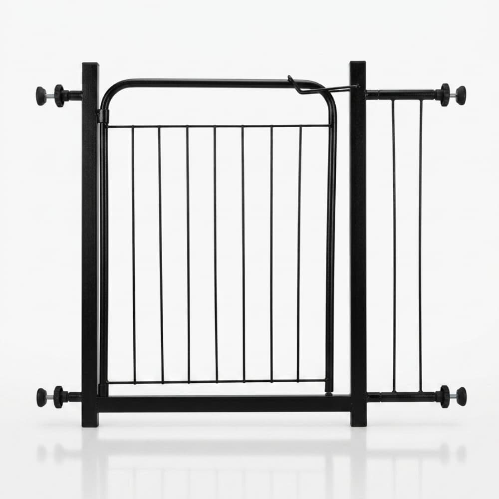 Portão de Segurança para Bebê e Pet Ajustável 68 a 78cm | Grade Proteção Criança Cachorro Gato Escada Porta