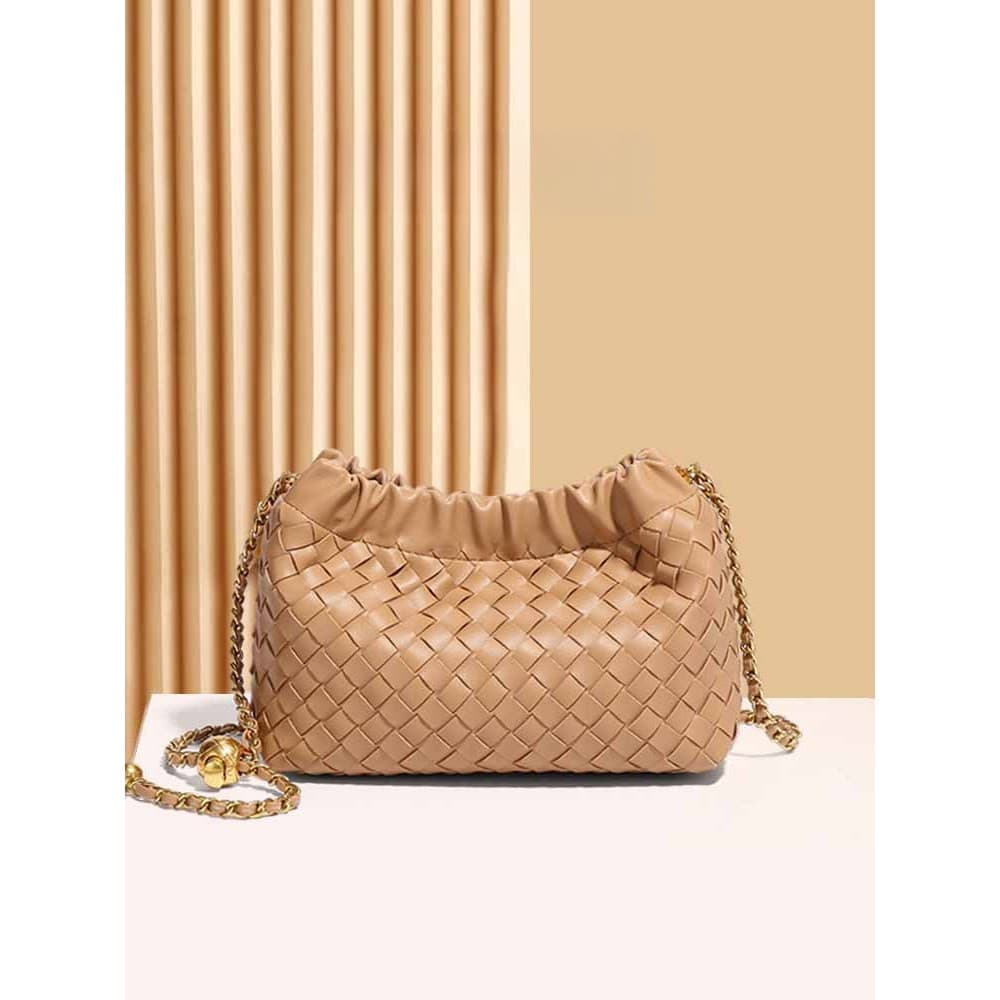 Bolsa de corrente trançada | Bolsa de Ombro Única de Moda Minimalista | Bolsa Transversal Versátil para Mulheres