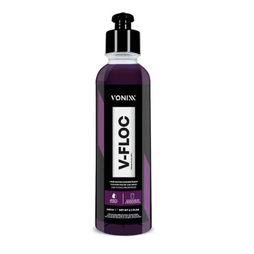 V-Floc 240ml Shampoo Automotivo Neutro Concentrado Alta Lubrificação Vonixx