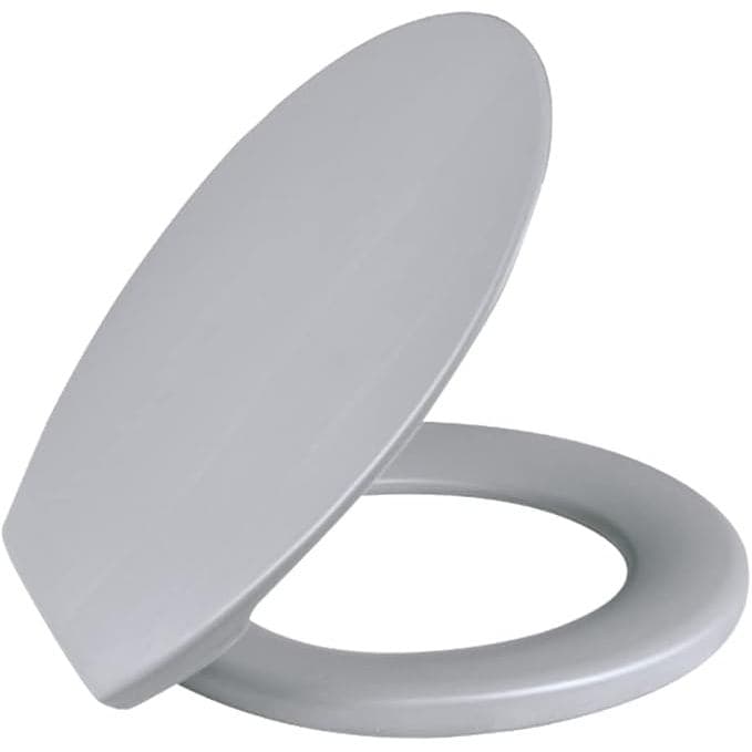 Tampa De Privada Assento Sanitário Universal Soft Oval Cor Cinza Claro Metasul