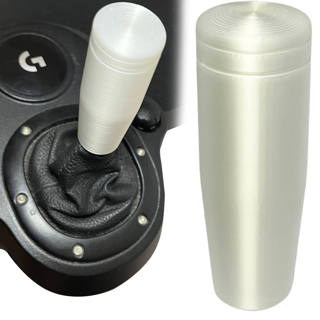 Manopla De Câmbio 7,5cm Logitech G25 G27 G29 G20 G923 Manete Alavanca Para Cambio G-Shifter Branco