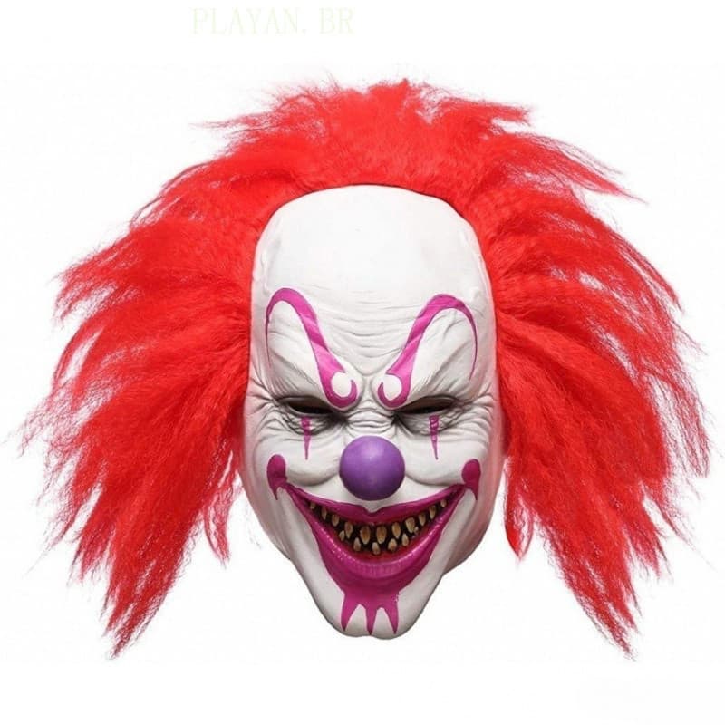 Máscara de Halloween Látex Palhaço Fantasia de Terror Promoção Adulto