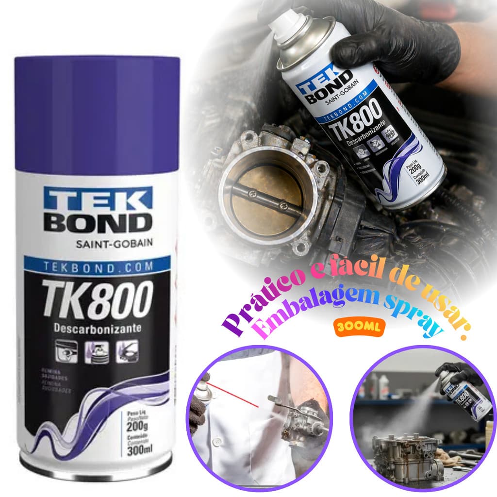 Tekspray Descarbonizante 300ml - Tekbond