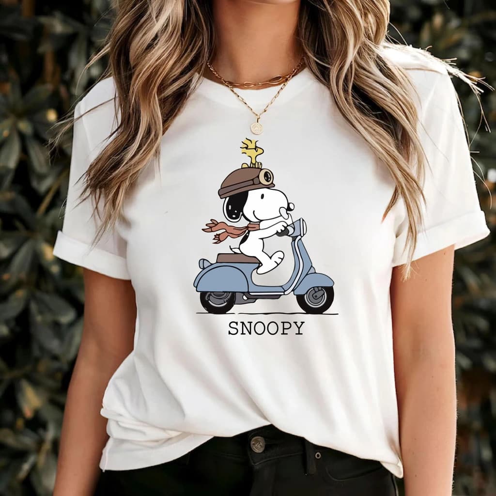 Camiseta Premium PersonalidadeSnoopy Shirt,,custom Tee 100% algodão
