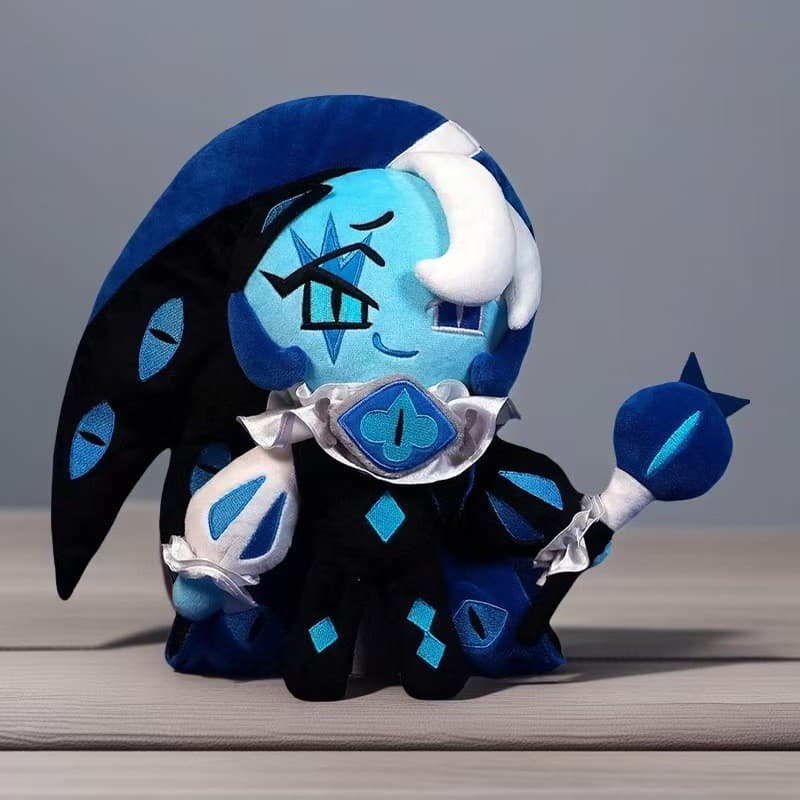Brinquedo De Pelúcia De Biscoito De Leite Shadow-Adorável Boneca Da Série Cookie Run , Colecionável Bonito Inspirado Em