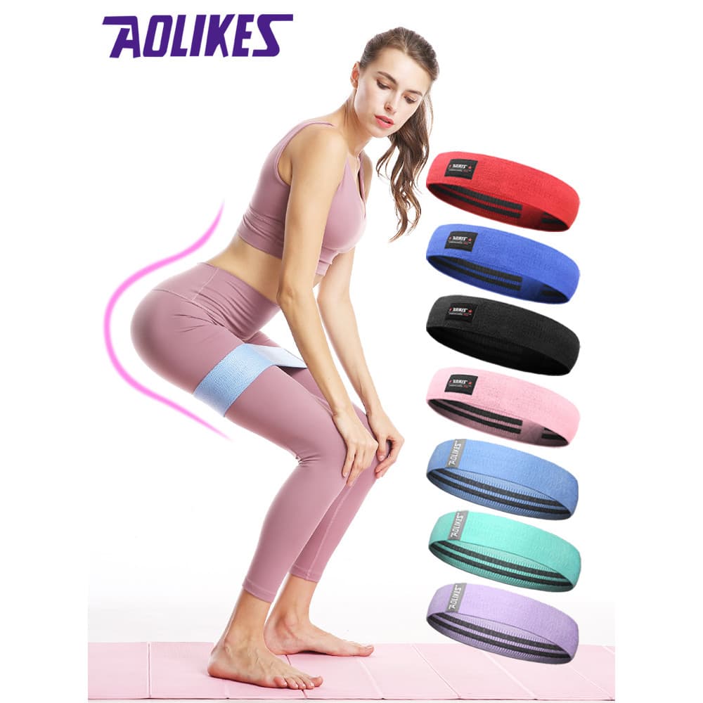 Faixa de tensão de Yoga faixa elástica feminino anel de quadril faixa de resistência de Fitness anel de abuso de quadril