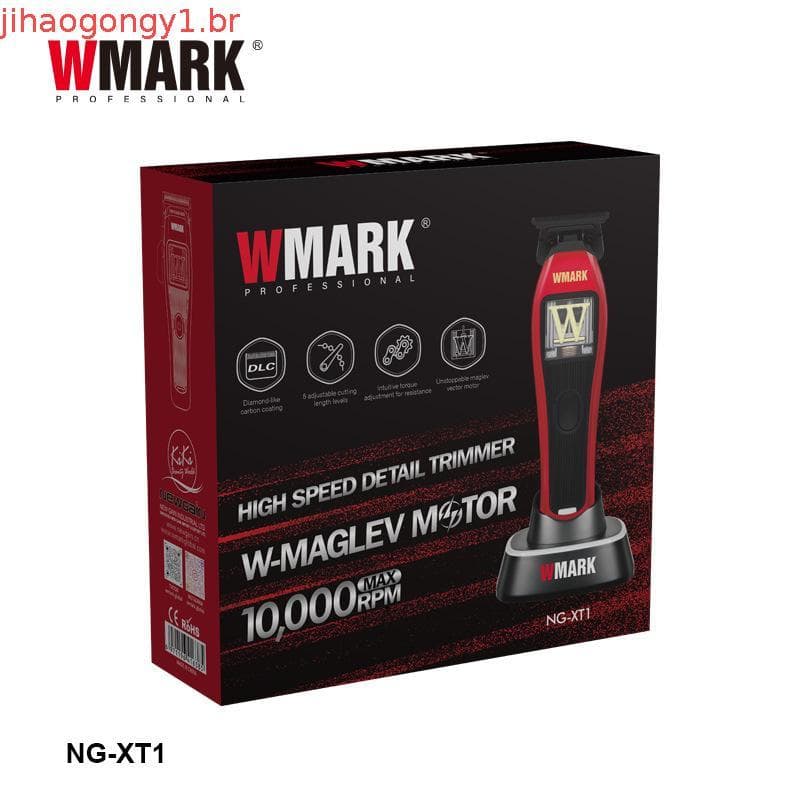 WMARK NG-XS1 Nova Máquina De Cortar Cabelo Vetor motor Corpo metal Barbeador Elétrico Profissional Dispositivo Clareamen