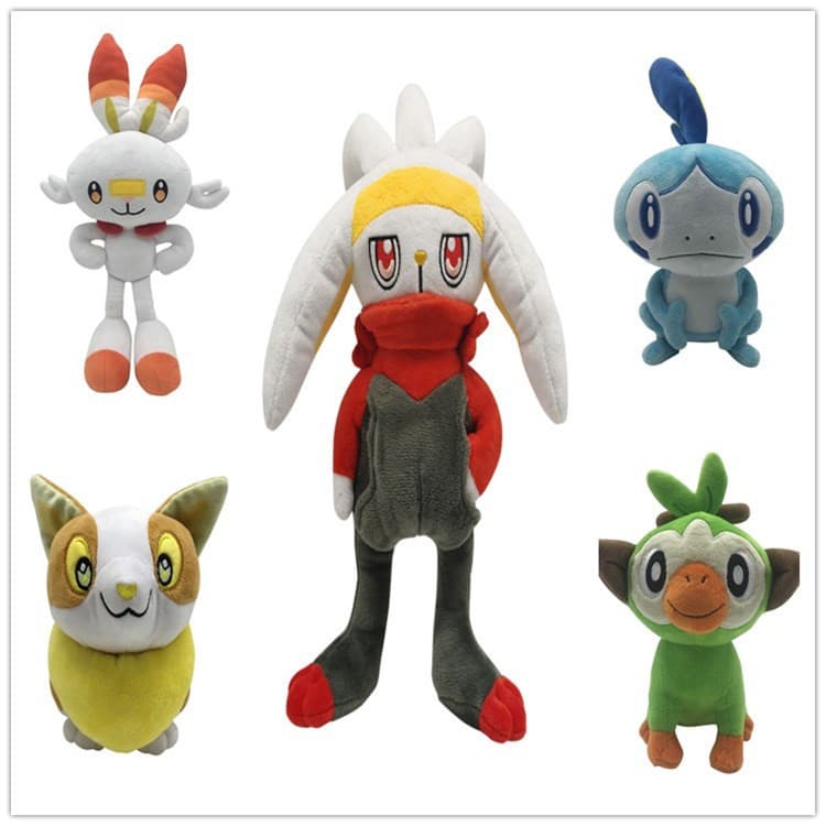 Pokemon Espada E Escudo Brinquedos De Pelúcia Scorbunny Farfectchd Sirfetch'd Doll Stuffed Toys Festival Gift Party Deco