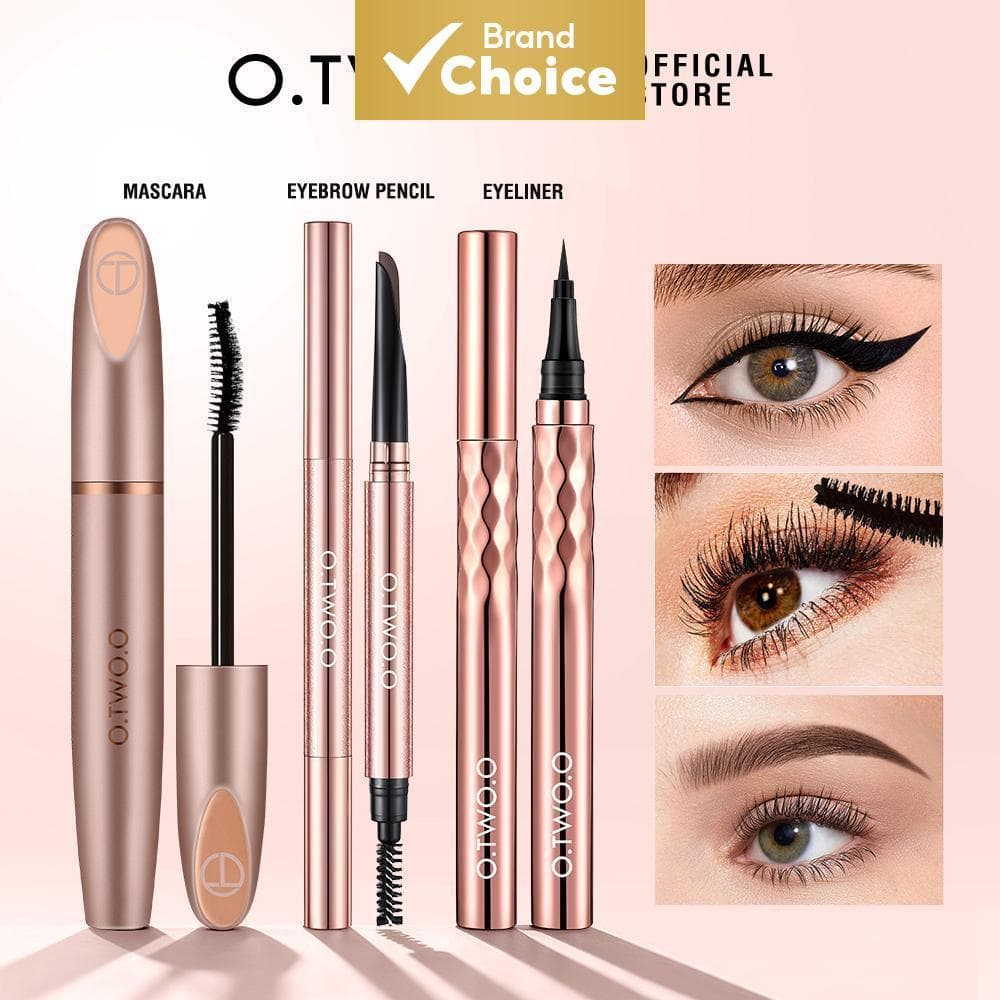O.TWO.O 3pcs Conjunto De Maquiagem Para Os Olhos-Rímel , Cuidados Com A Pele Sem Mercúrio