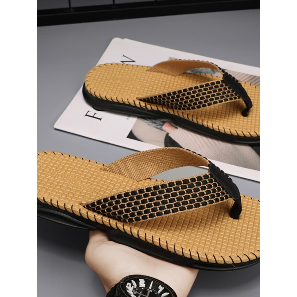 Chinelos masculinos verão exterior usar flip-flops masculino sem salto antiderrapante flip-flops vietnã sandálias de pra