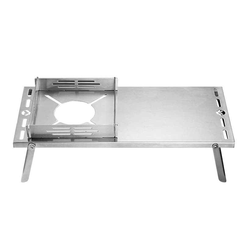 CAMPINGMOON Coman Aço Inoxidável Pequeno Fogão de Mesa Mesa Combinando SOTO Spider Fogão Expansão Resistente ao Calor Me