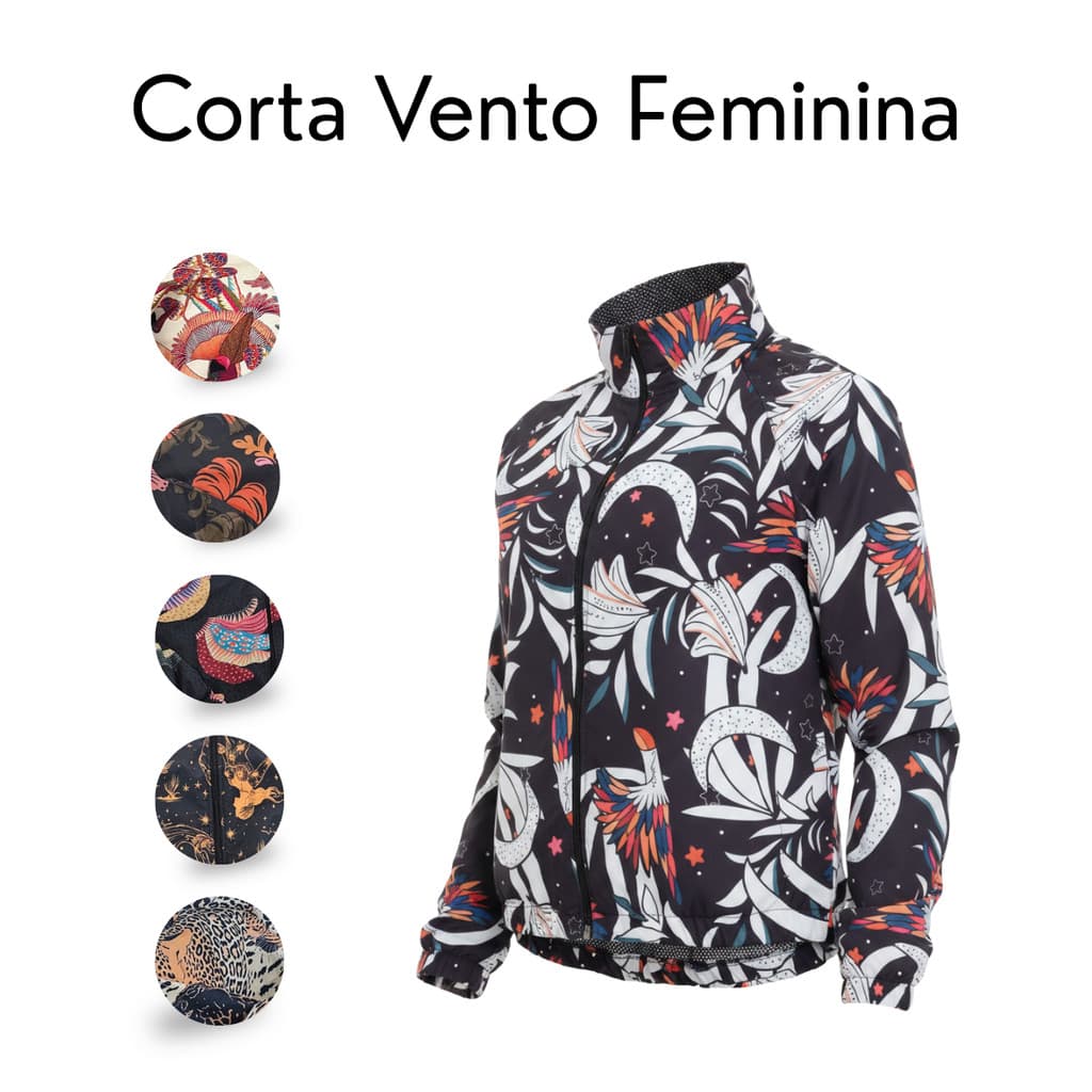 Jaqueta Corta Vento Feminina Forrada Sem Capuz De Academia Funcional Caminhada Corrida