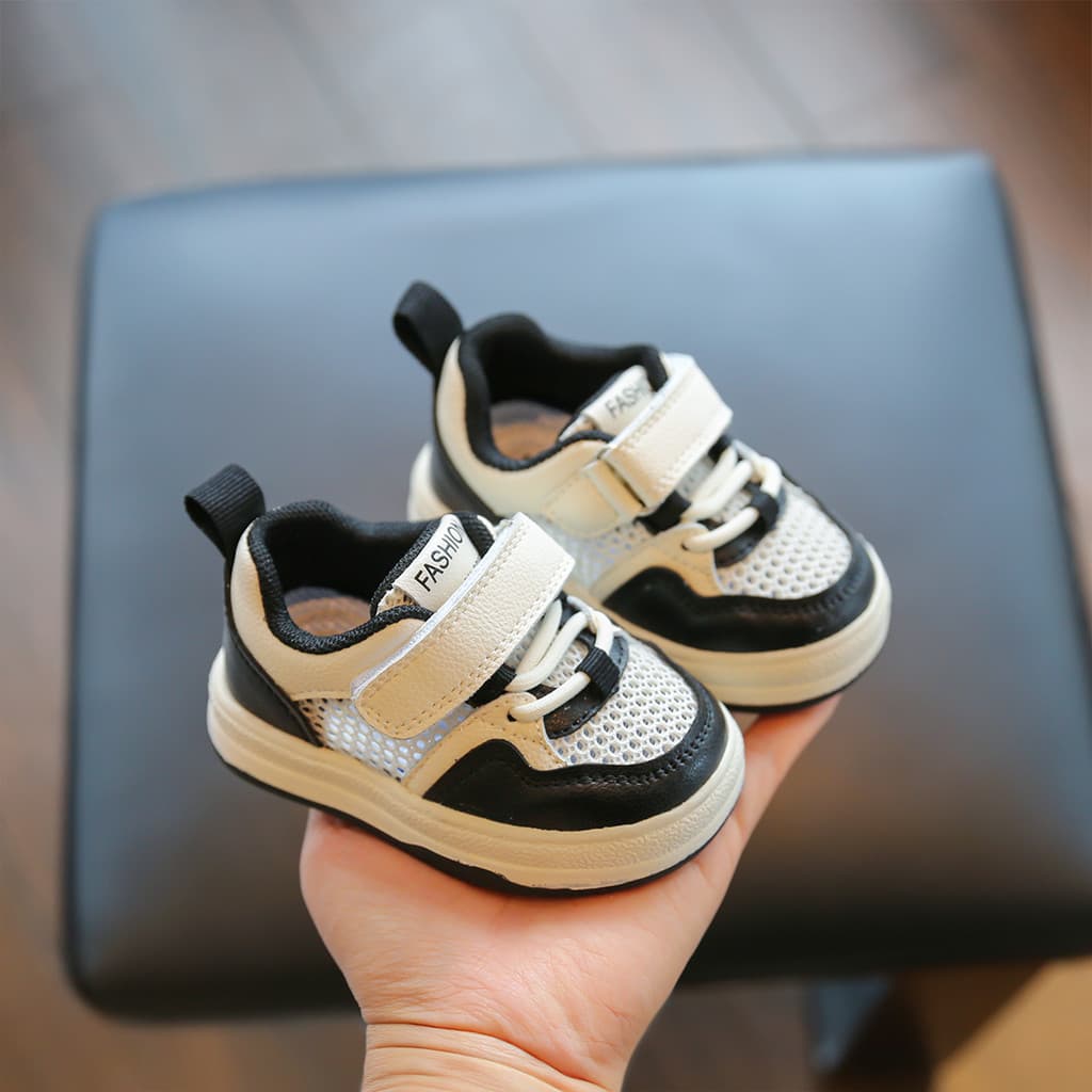 Sapatos de bebê verão 1-2 anos de idade malha respirável sapatos da criança do bebê meninas sapatos de rede sola macia p