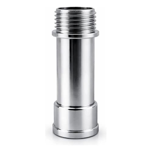 Extensão Torneira Prolongador Rosca 1/2 Cromado 100% metal Longa Metal Extensor Alongador 7,4cm