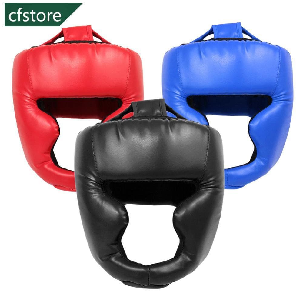 CFSTORE Capacete De Boxe Pu Crianças Adultos Muay Thai Equipamento De Treinamento Sparring Ginásio Taekwondo Protetor De