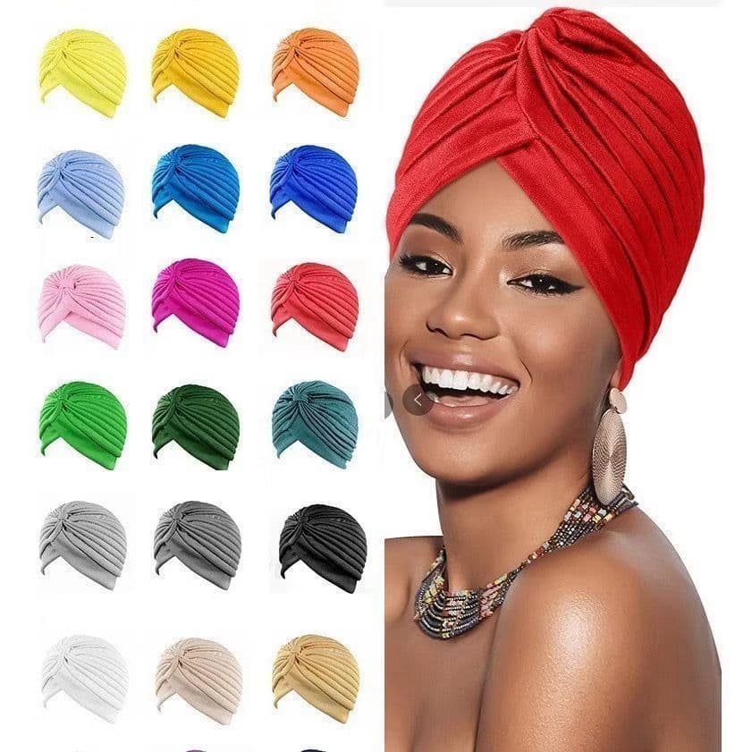 Turbante Chapéu Feminino Indiano Elástico Fechado Estiloso