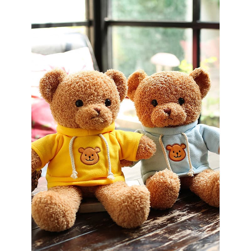 Bonito urso de pelúcia urso de pelúcia pequeno urso boneca boneca presente para namorado namorada presente de aniversári