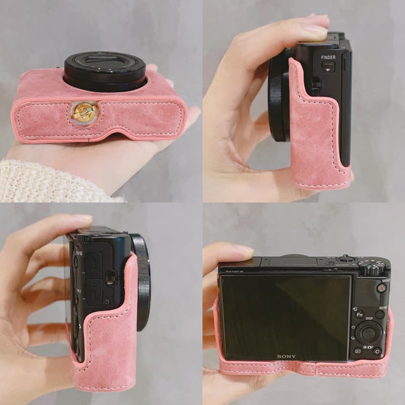 Adequado para Sony a5000 câmera saco a6400 Micro único a5100 caso protetor rx100 saco de armazenamento cartão preto 7 ac